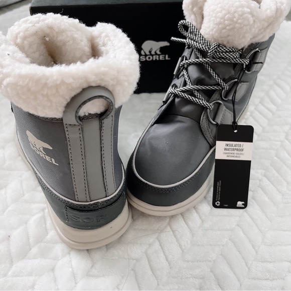 Sorel Explorer Carnival Waterproof Boot with Faux Fur Collar Boots - Picture 4 of 13